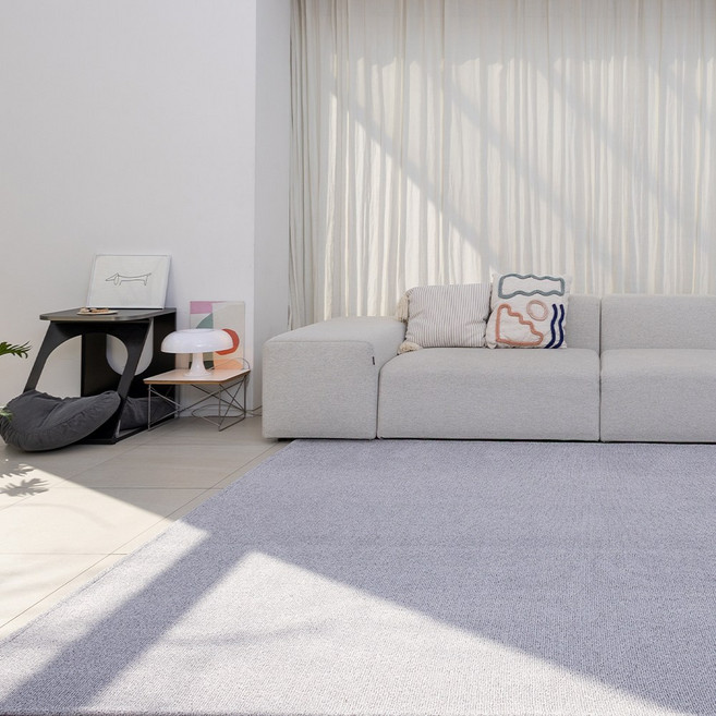 온결 워셔블 먼지없는 사계절 거실 카페트 러그