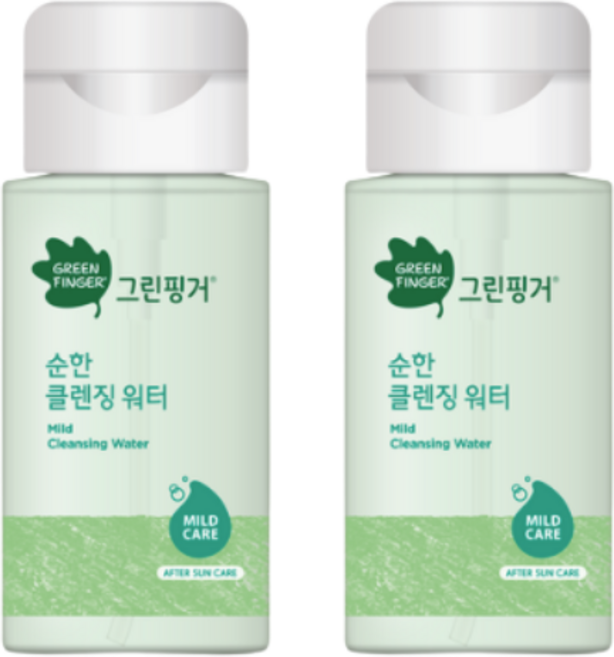 그린핑거 순한 클렌징 워터, 200ml, 2개