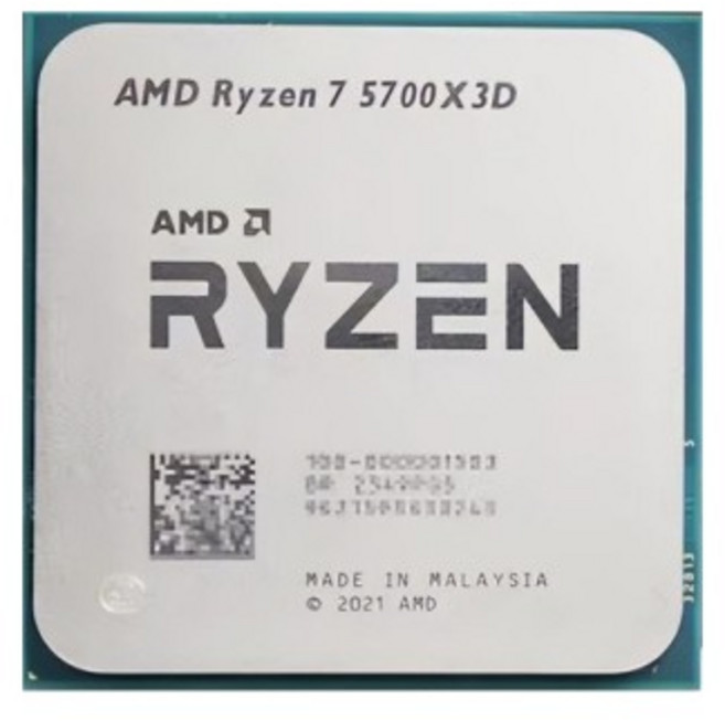 AMD Ryzen 7 R7 5700X3D 3.0GHz 8 코어 16 스레드 프로세서 소켓 AM4, 01 Brand new loose CPU