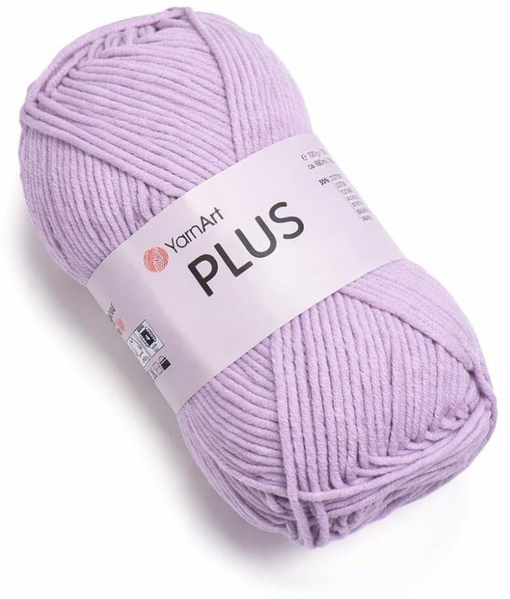 Yarn Art YarnArt J.Plus 면 혼방 실 - 뜨개질 및 코바늘 부드러운 아기 55% 45% 아크릴 100g (3.5oz) 160m (174야드) 무게: 4, 19