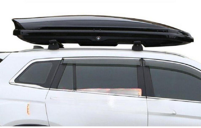 SUV 루프백 루프박스 범용 오프로드 지붕 트렁크 여행가방 대용량 랙, 지붕가방+크로스바, 고속 680L