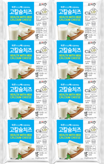 동원 소와나무 고칼슘치즈 270g (15매입)냉장무배, 8개