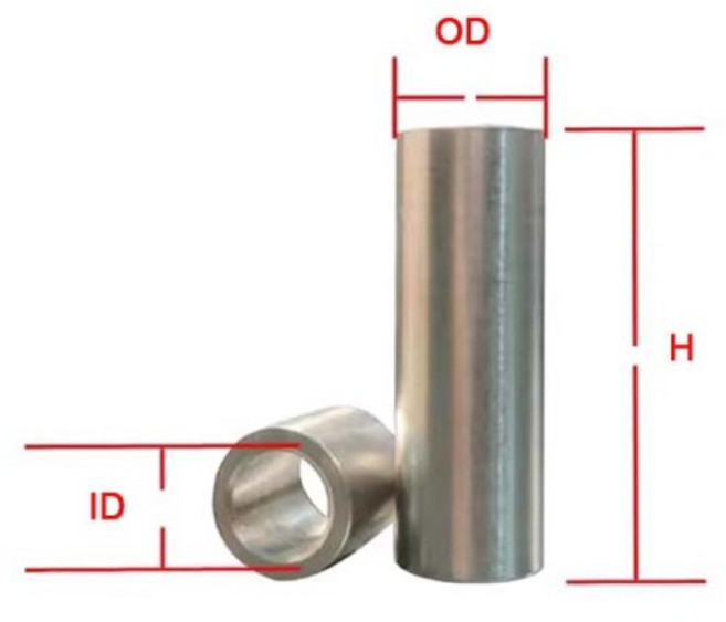 부싱 스테인레스 스페이서 부시 샤프트 부싱 가이드 슬리브 없음 ID 7mm 410 개, 31 7x8x15mm5pcs