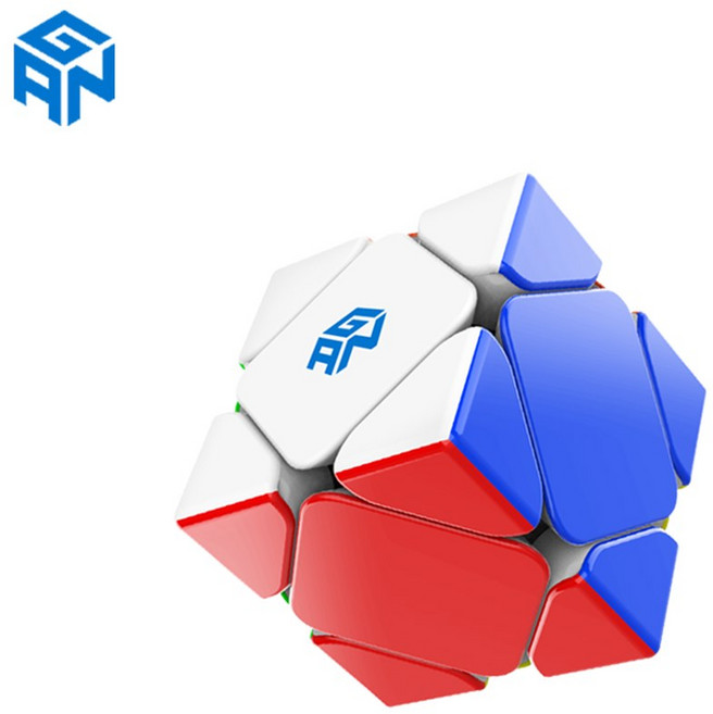 Picube GAN 스큐브 M 스티커리스 마그네틱 매직 큐브 속도 퍼즐 교육용 3x3x3, Core positioning, 1개
