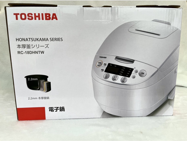 TOSHIBA東芝 本厚釜多功能微電腦10人份電子鍋 RC-18DHNTW
