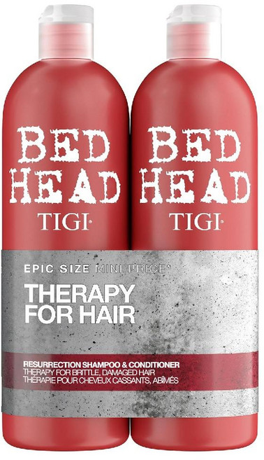 Tigi Bed Head 어반 안티 + 도트 부활 샴푸 및 컨디셔너 데미지 레벨 3 25.36 온스 (2 팩)