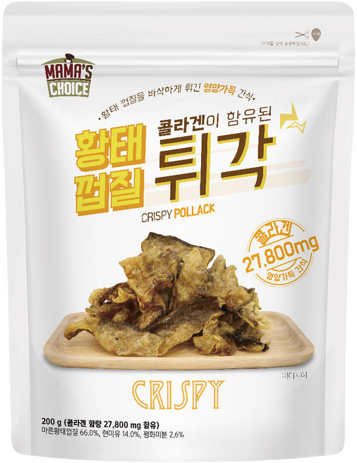 마마스초이스 황태 껍질 튀각 200g 코스트코, 4개