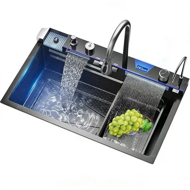 AIDU 주방 304 스테인리스강 40mm 싱크대 싱크볼, 1세트