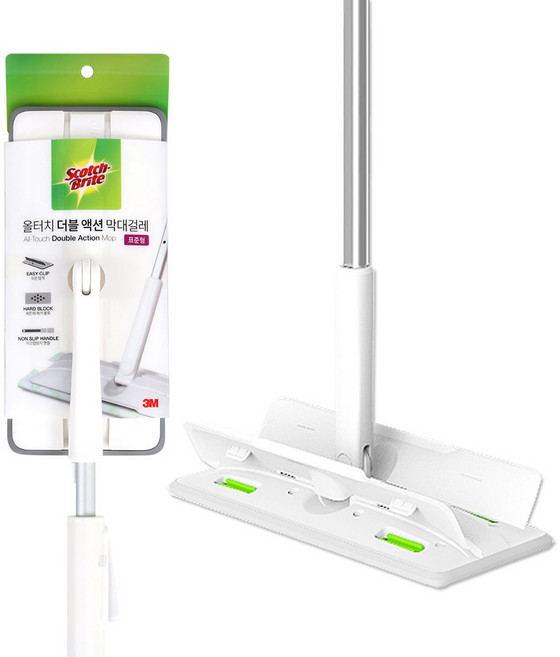 3M 스카치브라이트 올터치 더블액션 막대걸레 표준형 + 주방고리1p, 1개