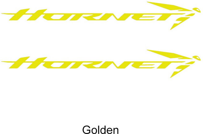 혼다 CB 250 750 900 CB500 CB750 CB600F CB600 CB900 F CB1000 호넷 오토바이 반사 스티커 액세서리, Gold, 1개