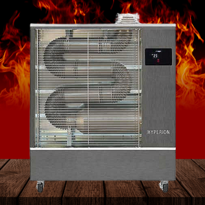 화레이 돈풍기 히페리온 원적외선 튜브히터 곱창난로 대형 석유난로 등유 기름난로 주름관히터 온풍기, 11,000kcal/h