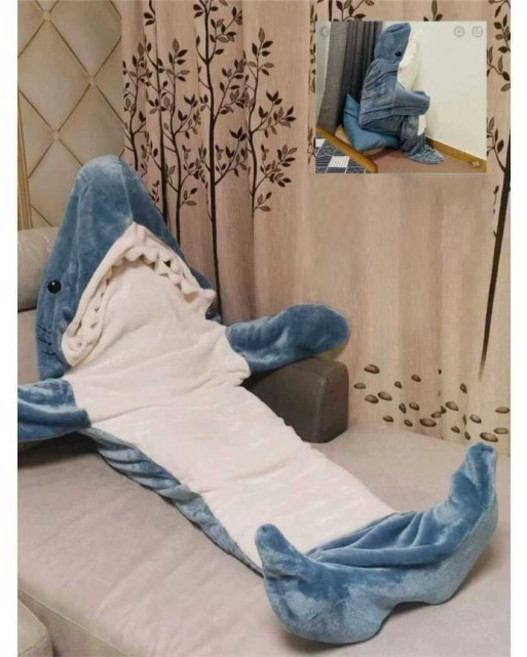 라엔 상어 동물잠옷 파티잠옷 귀여운 극세사 잠옷