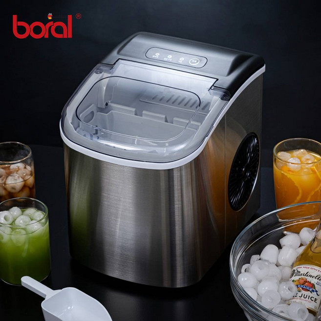 [4월 특가] 보랄 스텐 제빙봉 급속 제빙기 아이스메이커 1.2L 자동세척 가정용 캠핑용 미니 휴대용 얼음 정수기 사무실 탕비실 하이볼 아이스 아메리카노 차박 낚시, 아이스 제빙기 1.2L
