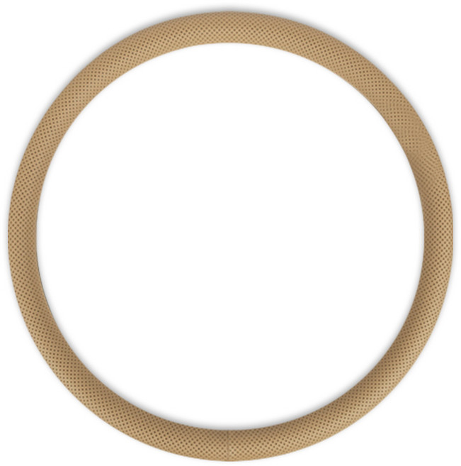 크레이지몬스터 차량용 타공 핸들커버, 타공 핸들커버(슬림형), 베이지(1P)