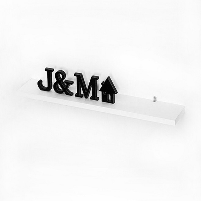 벽선반 80*15 1개, 화이트