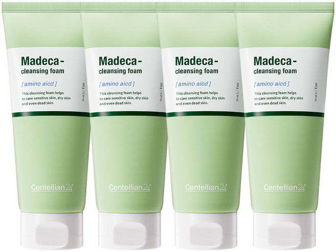 센텔리안24 마데카 아미노산 클렌징 폼, 160g, 4개
