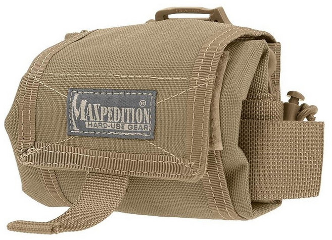 MaxpEDITION 에디션 Mega Rollypoly 접이식 덤프 파우치 OD 그린, 카키