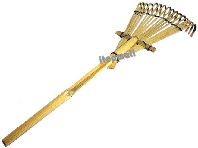 대나무 갈퀴 중 40cm 대 70cm 홈 인테리어 제초기 예초기 벌초 정원 낙엽, ( 대(70x22cm) ), 1개