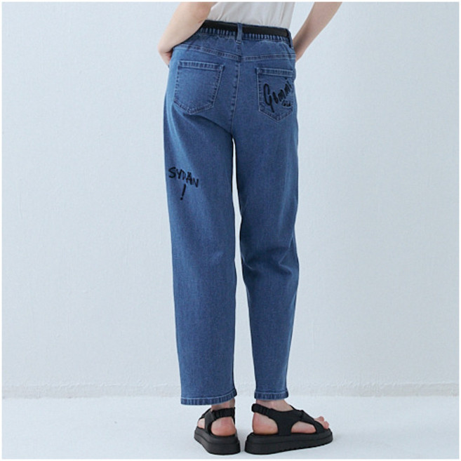 [겜미] 26SS 아트웍 데님팬츠 1종