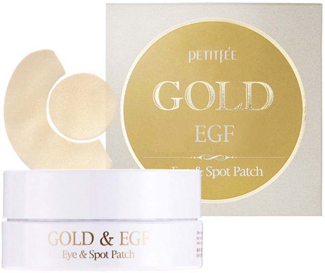 쁘띠페 골드 EGF 하이드로겔 아이 패치 1.1g x 60p + 스팟패치 0.6g x 30p, 2개