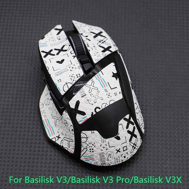 Razer Basilisk V2/X Hyperspeed/Ultimate/V3/V3X/V3 프로 미끄럼 방지 땀 테이프용 초박형 마우스 그립 스, 11 For V3 V3X V3 Pro