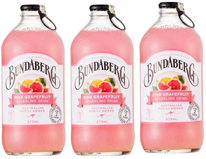 분다버그 핑크 그레이프푸르트 탄산음료, 375ml, 12개 - 쿠팡