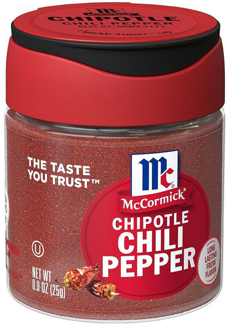맥코믹 치폴레 칠리 페퍼 25.5그램 McCormick Chipotle Chili Pepper 0.9 Oz, 25g, 1개