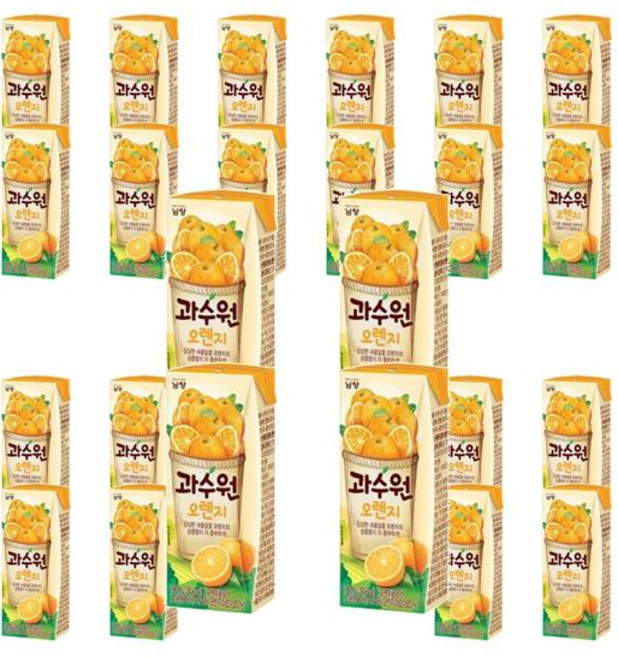 남양 과수원 오렌지 190ml 24개, 4세트