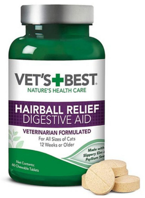 베츠베스트 헤어볼릴리프 고양이 영양제 60정, 1개