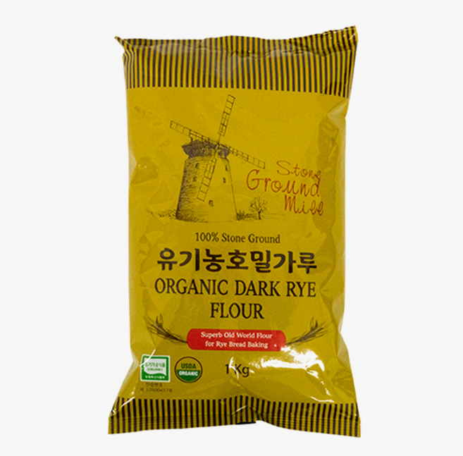 유기농 호밀가루, 1kg, 10개