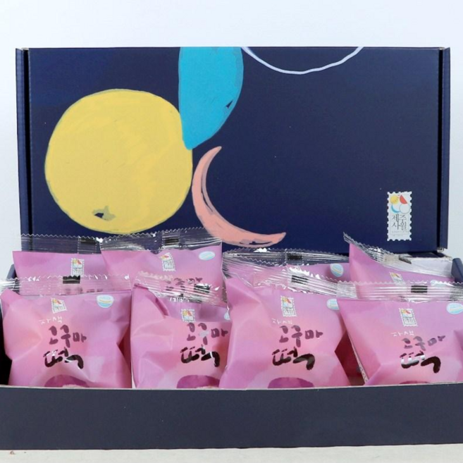 제주사월 자색고구마오메기떡 8개입 (냉동) 선물세트 기념품, 480g, 1개