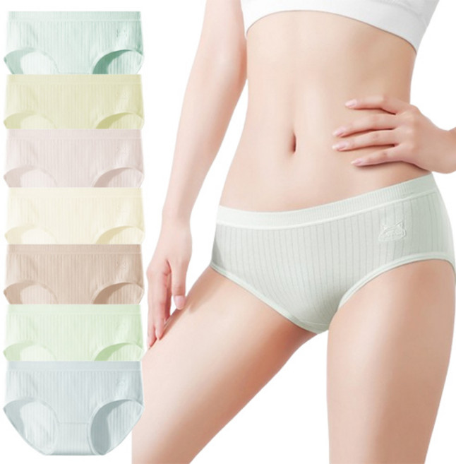 RS1 우리 아이 7DAY 주니어 여아 팬티 7종 세트