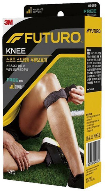 맨발걷기 등산 재활운동 관절보호 스트랩형 무릎보호대, 1개