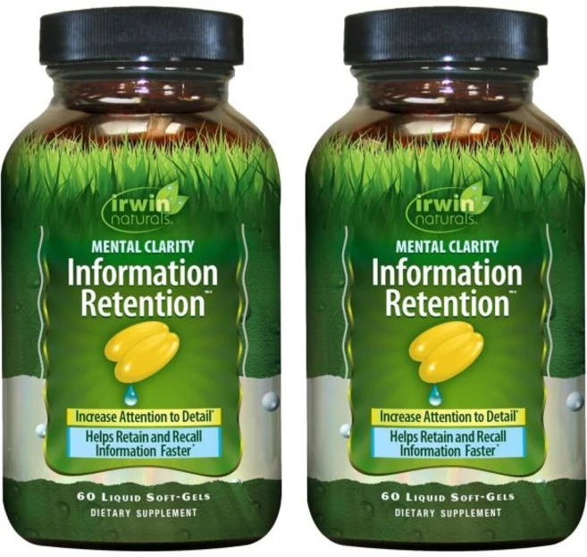 Irwin Naturals Mental Clarity Information Retention - 60 Liquid Soft-Gels - Helps Increase Attenti, 2 - 쿠팡