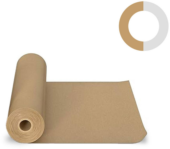 아신 크라프트지 크라프트 종이 롤 포장지 300mm(폭) 길이70M, 1개, 네추럴