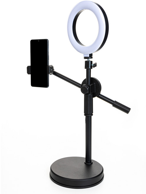 바라보고 스톡홀름 수직 촬영 거치대 + 링라이트16CM, 1개