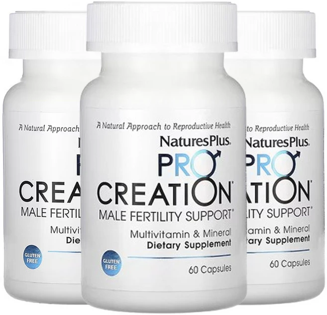 네이쳐스플러스 프로크리에이션 메일 퍼틸리티 서포트 캡슐 60정, 3개 - 쿠팡