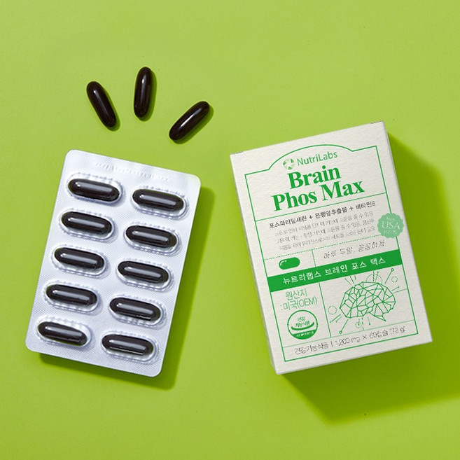 뉴트리랩스 브레인 포스 맥스, 60정, 1개