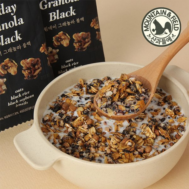 산과들에 원데이그래놀라블랙x60봉, 60개