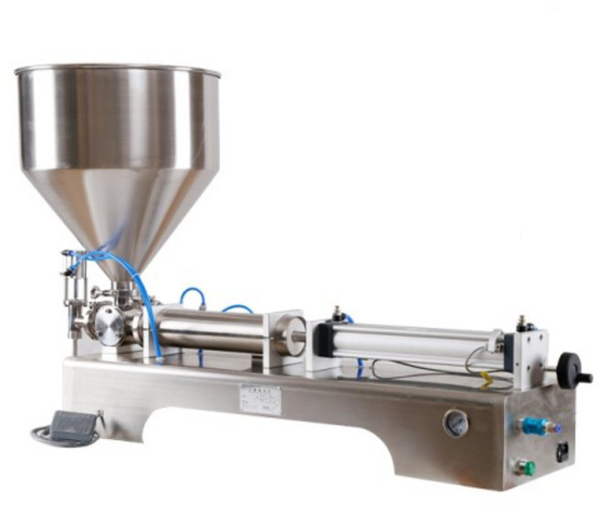 페이스트 충전 기계 피스톤 필러 로션 샴푸 크림 꿀 소스 땅콩 버터 공압 반자동 단일 헤드 에어 필요, 01 220V, 02 AU, 03 50-500ml