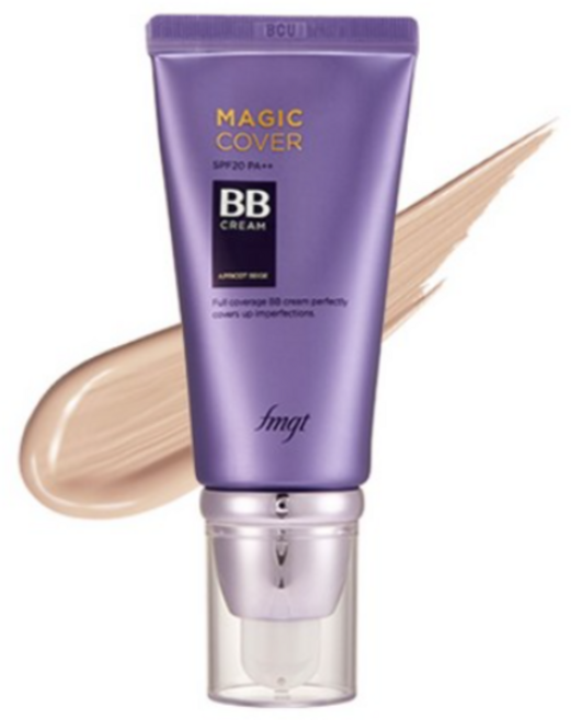 더페이스샵 매직 커버 BB크림 SPF20 PA++, V201 애프리콧 베이지컬러, 45ml, 1개