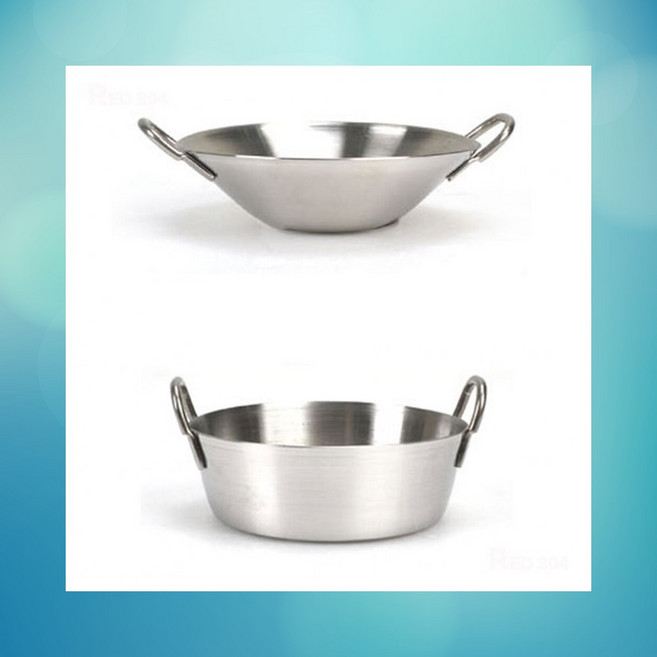 야외용 소스볼 스테인리스 캠핑그릇 손잡이형 종지 양념그릇, 1개, 1cl3 9호
