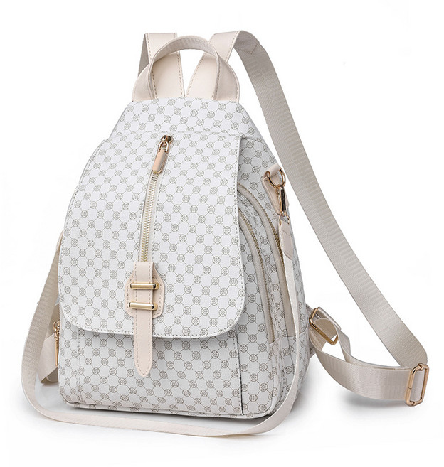 JINTU여성용 데일리 가죽 백팩