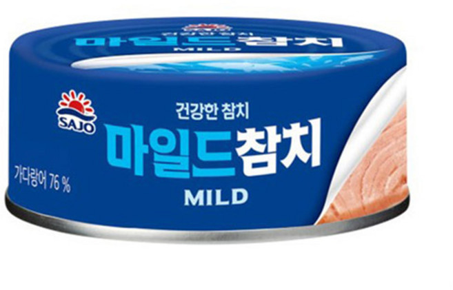 사조참치 마일드 참치, 100g, 24개
