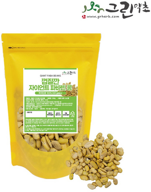 껍질 깐 자이언트 파바빈 300g 페루산 잠두콩 식물성단백질, 1개
