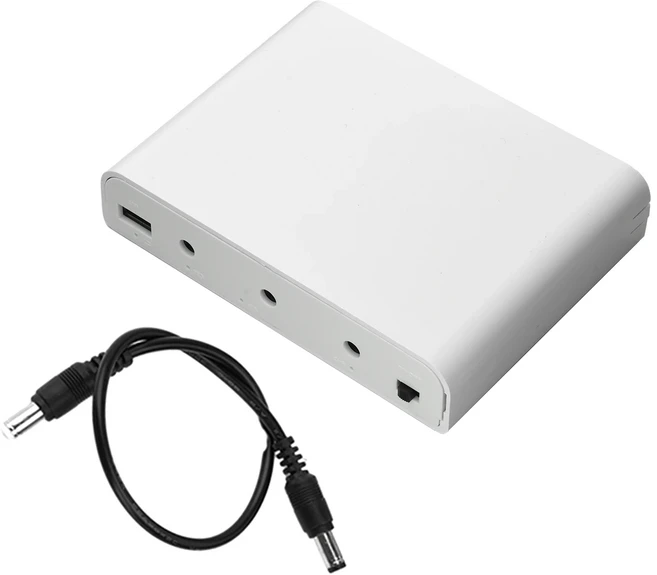 5V 9V 12V 출력 6 x 18650 배터리 UPS 무정전 전원 공급 장치 DIY 파워 뱅크 박스 가정용 라우터 휴대폰 태, 01 White