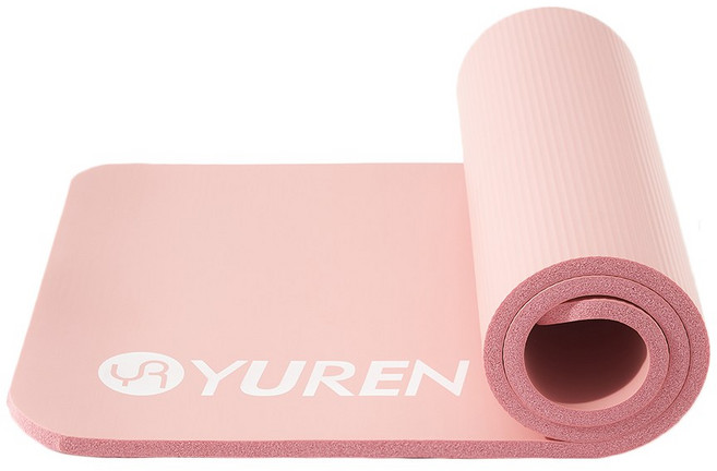 유렌 NBR 두꺼운 요가매트 20mm 푹신한 운동매트, 핑크, 1개