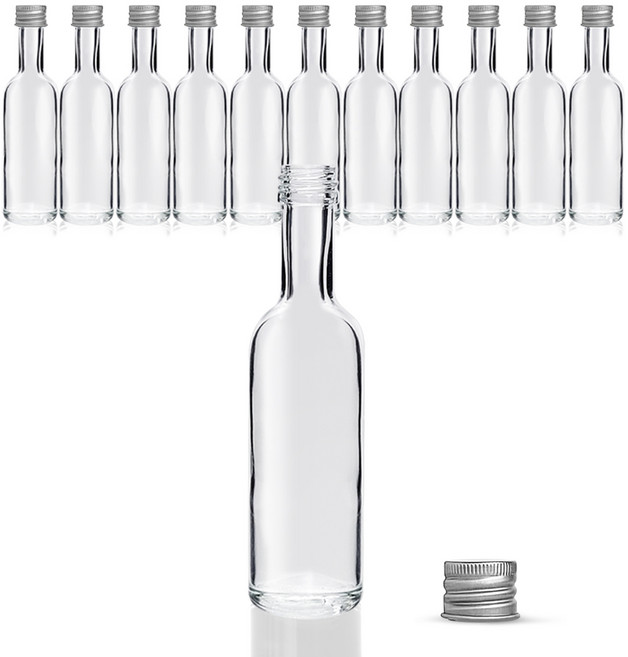 미르코리아 위스키 미니어처 유리병 골드, 100ml, 12개