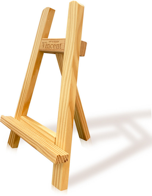 빈센트 미니이젤 탁상용 나무이젤 안내판 소형이젤