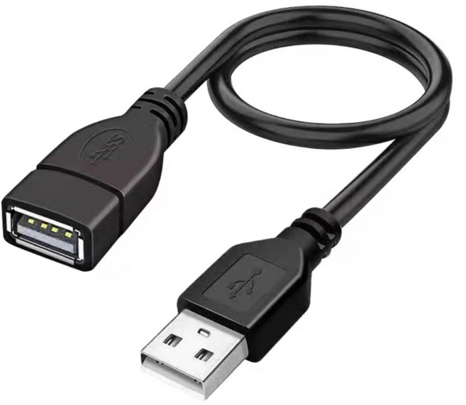 USB延長線 公母頭數據傳輸線, 1個, 150公分-USB延長線, 1.5米